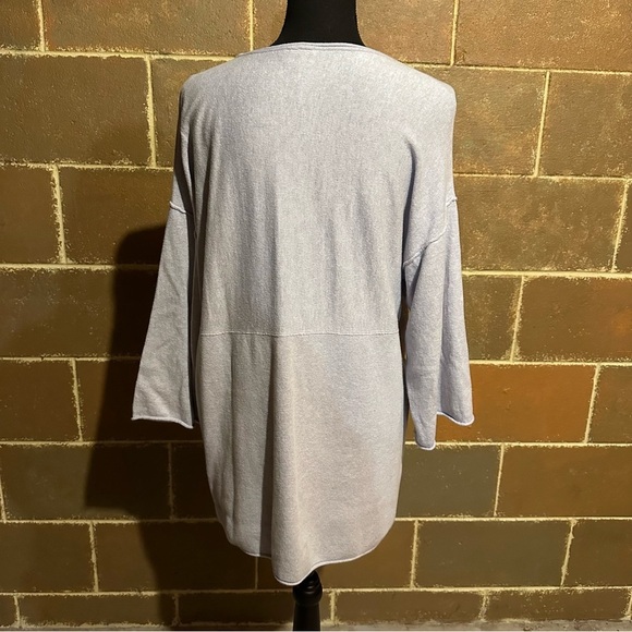 Pure Jill Cashmere Blend Lavender Long Line Tunic Sweater Women's S Small - Picture 5 of 8
